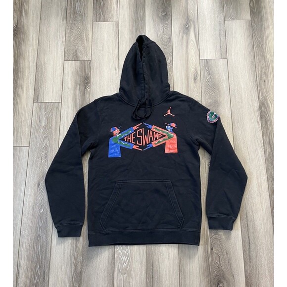 Air Jordan Florida Gators “The Swamp” Black Hoodie Mens Size Small - Picture 1 of 9